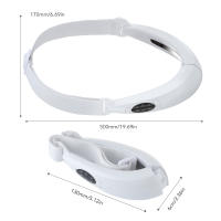 Cinturón Levantador De V Forma Para Rostro Con Masajeador Levantador De Piel Vibration 5 Modos Control Remoto Dispositivo De Cuidado De Piel - details 23