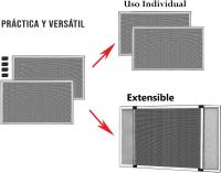Maxia Market - Mosquitera con Marco extensible de aluminio adaptable a ventanas, anti-insectos (mosquitos o moscas) - details 2