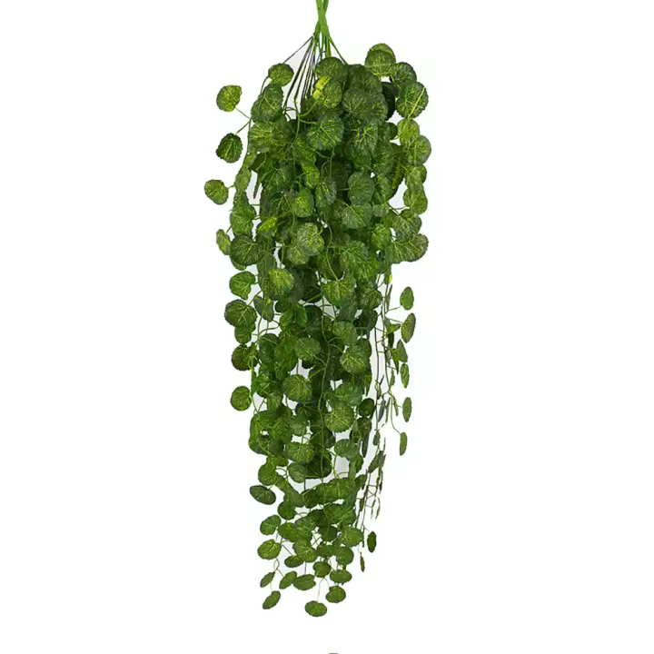 Guirnalda De Hojas De Planta Artificial Vine Colgante Para Decoración De Jardín Y Pared De Hogar Material De Rattan - 1