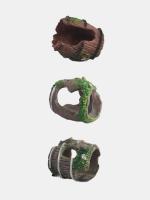 Decoración Creativa Para Acuario Barroco De Madera En Forma De Barril Adorno Resinado Para El Hogar Y Jardín Color Aleatorio - details 3