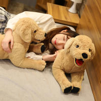 Muñeco De Peluche Labrador Realista Para Niños Regalo De Cumpleaños Juguete Suave De Perro Creativo 35/75cm Stuffed Animal Puppy Dolls - details 5
