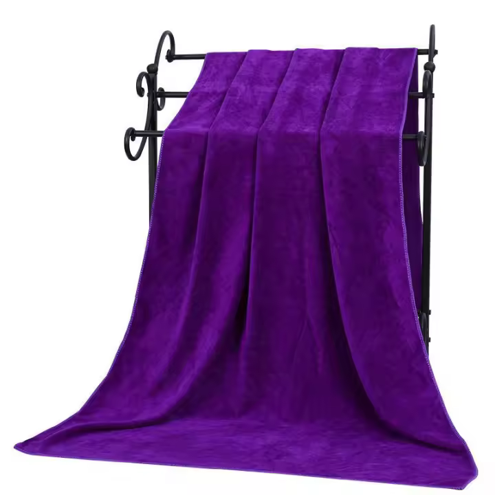 Toalla De Baño Grande Y Gruesa De Microfibra Absorbente Y Secado Rápido Para Natación Fitness Deportes Salon De Belleza Playa - 1