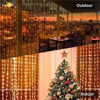 Luces De Encaje LED USB Con Control Remoto Decoración De Festival Para Dormitorio Y Exterior Luces Faeirinas Colgantes Para Ventanas - details 1