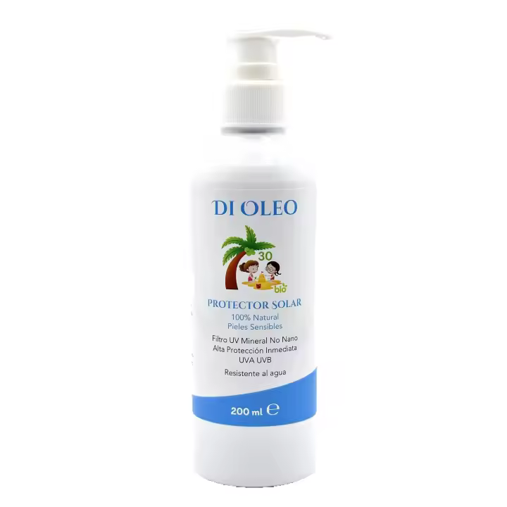 Protector Solar Natural Piel Sensible SPF30 200ml Di Oleo - 1