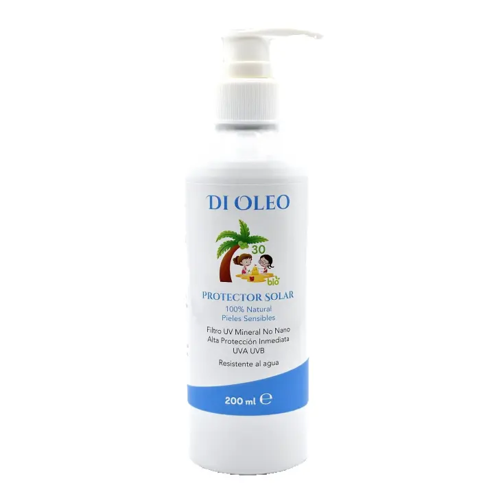 Protector Solar Natural Piel Sensible SPF30 200ml Di Oleo - 1