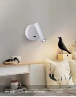 Lámpara De Pared LED Moderna Rotatable Y Ajustable Para Lectura Luz De Noche Para Dormitorio Sala De Estar Estudio Iluminación Doméstica - details 10