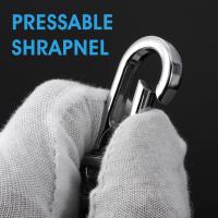 8Pcs Clip De Llave De Metal En Forma De Ganchillo Porta Llaves Organizador Para Llaves De Coche Localizador De Llaves De Joyería - details 3