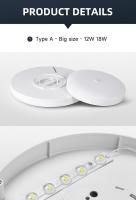Lámpara De Techo LED Con Sensor De Movimiento Luz Nocturna Inteligente IP44 Impermeable Iluminación Para Entrada Balcón Corredor Estilo Moderno Color Blanco Cálido / Frío - details 7