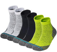 DEBEKOR Calcetines Deportivos Hombre – Correr, Ciclismo, Gimnasio – Con Compresión, Antiampollas, Transpirables – Pack x3 - details 4