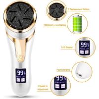 Lima Eléctrica para pies IPX7, resistente a Agua, recargable, para eliminar callos y Piel Muerta, agrietada o endurecida. - details 0