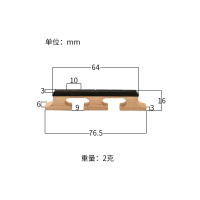 Ponte De Banjo Estándar De Madera Maple Y Ébano Para 4/5/6 Cuerdas Con Medio De Anclaje De Madera Material Del Sillín De Banjo - details 7