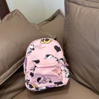 Mochila Disney Para Niños 2024 Moda Escolar Con Estampado De Minnie Y Mickey Mouse Rosa Adecuada Para Jardín De Infantes Y Escuela - details 4
