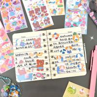 Colección De Pegatinas De Dibujos Animados Lindos Para Niñas 20/100 Pcs Decoración Para Libros De Notas Y Platos Guka - details 5