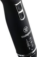 Batidora de mano 3 en 1 Westinghouse WKHB1518BK, con ajustes de velocidad, batidor, tazón picador, taza, ergonómica y con acabados en acero inoxidable. - details 3