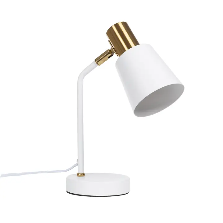 Ledkia Lámpara Flexo Escritorio Metal Tatlin Blanco - 1