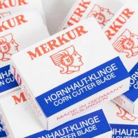 Caja de CUCHILLA MERKUR UNIKA - 10 CUCHILLAS CORTA CALLOS de Alta Calidad - details 1