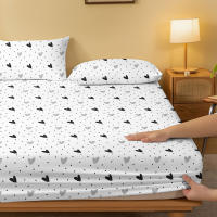 Edredón De Cama Con Patrón De Corazones Blancos Y Acabado Mate 100% Poliéster Tejido a Máquina Para Dormitorio Sin Fundas De Almohada - details 3