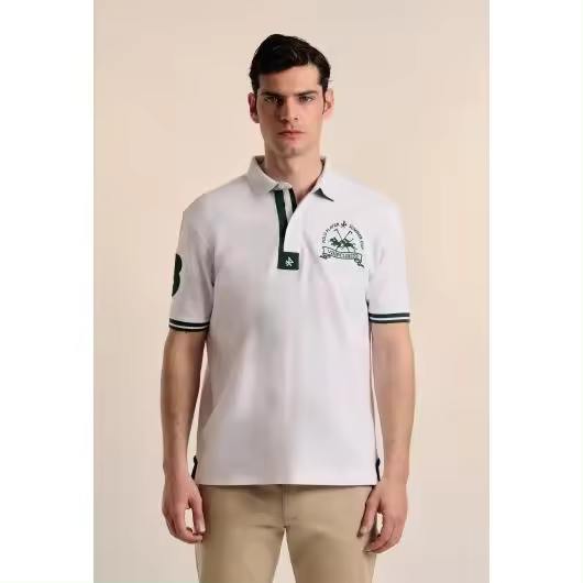Polo Valecuatro banderas blanco - 1