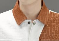 Nueva Chaqueta Casual De Moda Para Hombres Drill Colorido Ajustada Estilo Coreano Solitaria Abierta Cierre De Botones Polyester Para Otoño - details 16