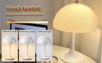 Lámpara De Mesa LED Táctil Recargable Luz Nocturna Para Escritorio Iluminación De Lectura Sin Cable Para Decoración De Habitación Restaurante Hotel Bar - details 8