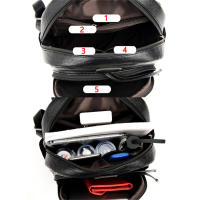 Mochila Para Mujer 2022 Nueva De Cuero Suave De Alta Calidad Banda De Hombro Arco Gran Capacidad Para Viajes Y Escuela Color Negro - details 22