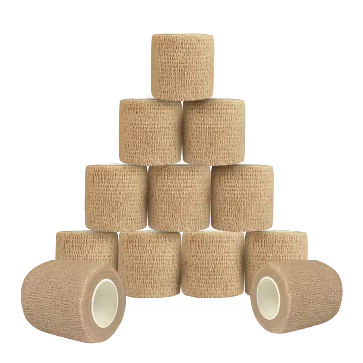 LA MISTT Venda Cohesiva Autoadhesiva 5 cm x 4,5 m  12 Rollos  Cinta Elástica Adhesiva Deportiva - 1