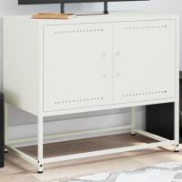vidaXL Mueble para TV de acero oliva 68,5x39x60,5 cm en color Verde/Amarillo/Rosa y más | almacenamiento funcional diseño moderno para baño dormitorio sala - details 5