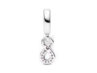 Pandora Momentos-colgantes de Plata DE LA Luz con Círculo cúbica transparente-colgantes Infinito, Comes con el embalaje de Caja de Joint original. - details 0
