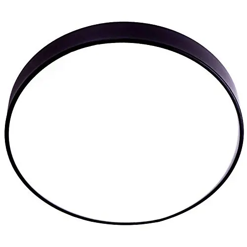 TECNOLUX EURO LED PANEL SUPERFICIE 600 X 600 REDONDA NEGRO 38W 6400K - 1