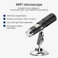 Microscopio Digital WiFi Inalámbrico Analizador De Piel Facial Con Magnificador De Poros Detecta Escalpelo Profesional Acrílico USB - details 8