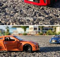 Coche De Deportes Nissan GTR De 1:32 En Escala Metálico Con Sonido Y Luz Vehículo De Juguete Colección Regalo Para Niños A297 - details 13