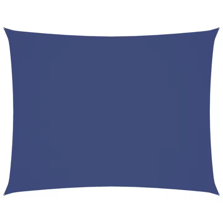 Toldo de Vela rectangular Oxford Azul 3,5x4,5 m lienzo - 1