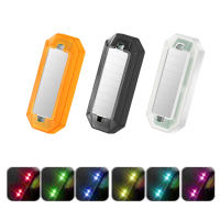 Kebidumei Luz De Advertencia Solar Para Coche Sistema De Seguridad Falso Anti-Robo Impermeable Para Motocicletas Y Vehículos - details 1