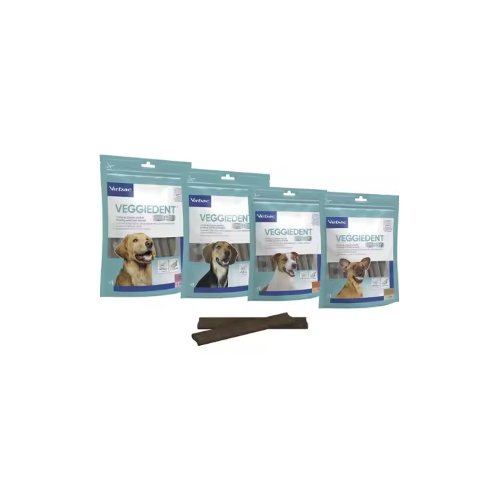 Virbac Snack Dental Vegetariano Veggiedent Fresh Para Perro Xs - 1
