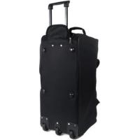 Bolso de Viaje XXXL con Ruedas y Trolley 81×41×33 cm – Bolsa Deportiva Grande de Poliéster 600D, Equipaje Ligero con Barra Telescópica y Bolsillos Exteriores – Negro - details 1