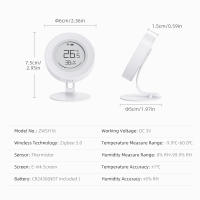 Sensor De Temperatura Y Humedad Inteligente AVATTO Tuya ZigBee Pantalla E-ink Batería De Bajo Consumo Compatible Con Alexa Google Home - details 13