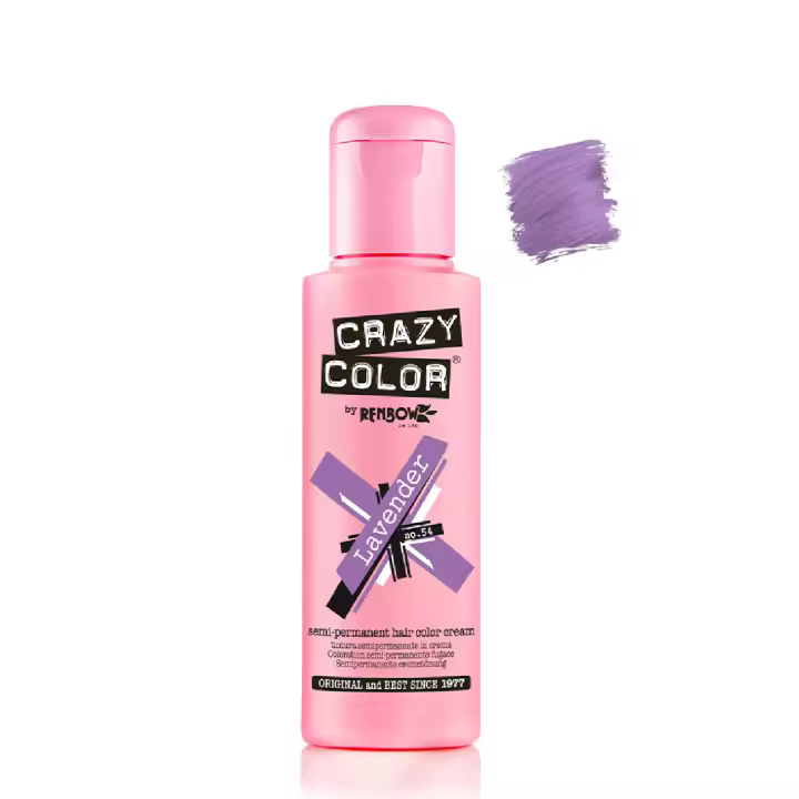 Tinte Semi Permanente sin Amoniaco 100ml: 54 -  Lavender - Crazy Color - 1