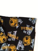 Juego De 4 Boxers Para Hombre Sexy Y Retro Antibacteriano Transpirable Shorts De Pecho Planos Y Cómodos Talla L-4XL Colores Negro Y Oro - details 11