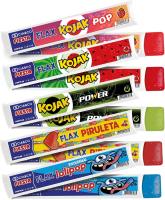 Polos Flash Fiesta - 100 Flax de 70 ml - Flash Sabores Surtidos Kojak - 100 Unidades Sabores Surtidos - 5 Sabores - Polines - details 1