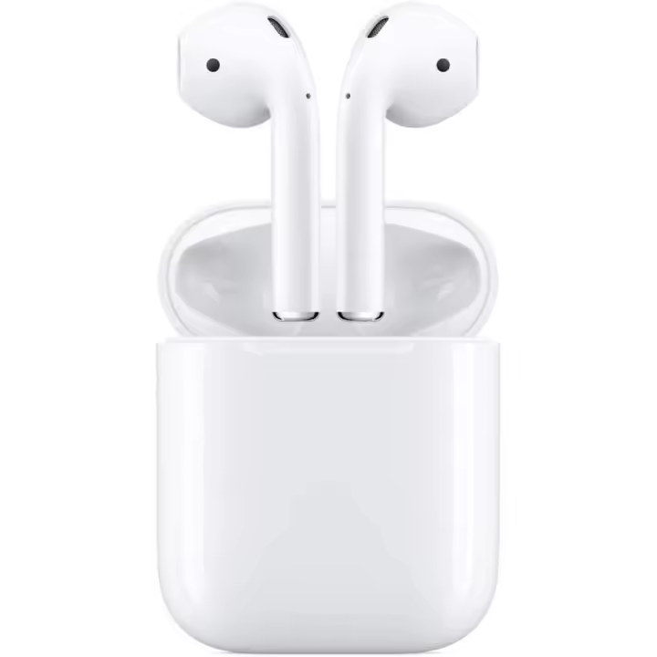 Auriculares inalámbricos estilo AirPods 2ª Generación – Estuche de carga Lightning, diseño ergonómico, sonido estéreo, micrófono y control táctil - 1