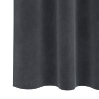 Cortinas Opacas vidaXL con Cinta Superior 2 pcs de Terciopelo Gris Claro - details 4
