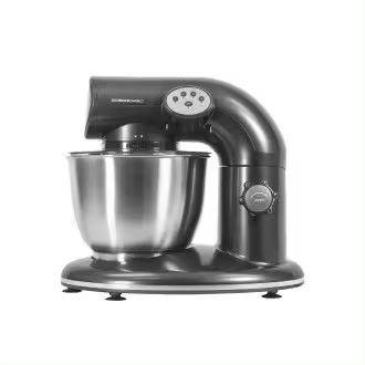 CECOTEC 04019 Batidora amasadora de pie de 1200 W con bol de acero y 6 funciones Cecomixer Compact - 1