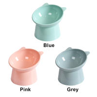 Tazón De Agua Para Gatos Con Patas Altas Y Diseño Diagonal Protección De La Columna Vertebral Accesorios Para Mascotas Alimentos Para Perros Y Gatos - details 13