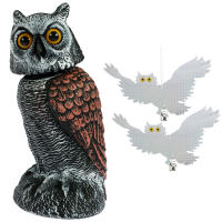 Pezón De Pato Falso Con Cabeza Giratoria 360° Impermeable Repelente De Aves Control De Plagas Escarabajo De Pared Para Jardín Exterior Patio Interior - details 6