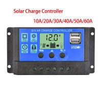 Controlador De Carga Solar 12V 24V PWM Con Pantalla LCD Ajustable Y Dos Puertos USB Timer Setting Auto Parame Para Cargador - details 0