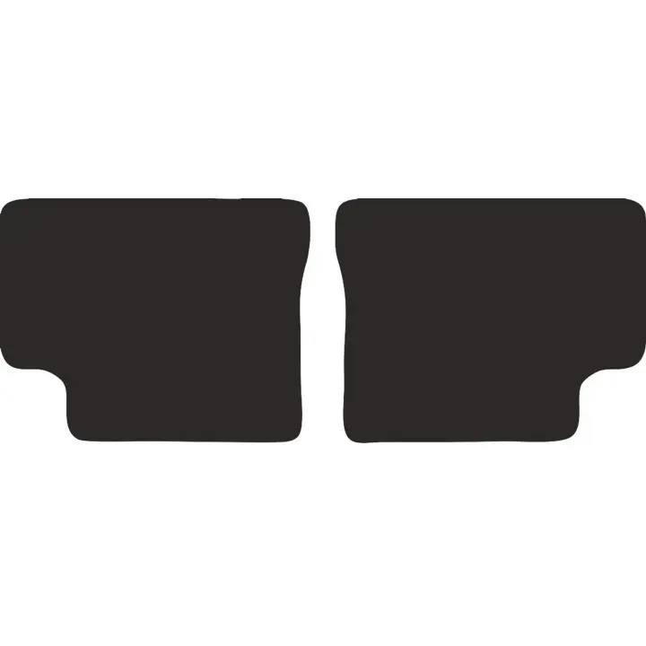 Alfombrillas traseras para: Mitsubishi Colt V / CJO hatchback 1996-2003 - 1