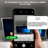 Lámpara De Escritorio LED 33/50CM Luz De Pantalla De Computadora Luz De Lectura Cuidado De Los Ojos Regulación Sin Pasos USB Para Laptop - details 6