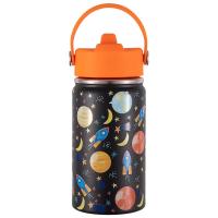 Botella de Agua de Maple inoxidable de 350ml para niños (20 Diseños) mantiene El Frío y el color-Reutilizable térmico | Libre de BPA | Mantiene 24H frío/Caliente 12H | Thermo & Hermético-Prueba de Fugas de Doble comparación (TK350 1099 F6 D7) - details 0