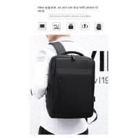Mochila De Negocios Para Laptop Grande Capacidad Multifuncional Con USB Impermeable Para Hombres Bolsa De Hombro Casual Con Funda Trasera - details 1
