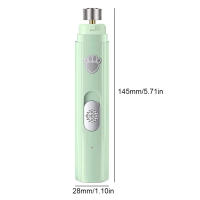 Entrenador De Uñas Eléctrico Para Perros Recargable Por USB Con Polísmero Para Pequeños/Medios Grandes Mascotas Trimmer De Uñas Sin Dolor - details 12
